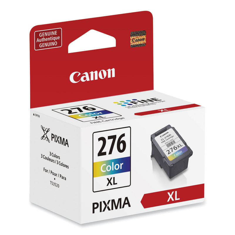 Canon 4987C001 (CL-276XL) Chromalife 100 High-Yield Ink, 300 Page-Yield,  Tri-Color