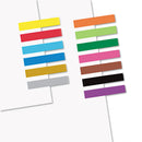 Redi-Tag Removable/Reusable Page Flags, 13 Assorted Colors, 240 Flags/Pack