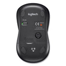 Logitech M310 Wireless Mouse, 2.4 GHz Frequency/30 ft Wireless Range, Left/Right Hand Use, Silver/Black