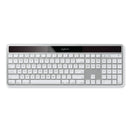 Logitech Wireless Solar Keyboard for Mac, Full Size, Silver