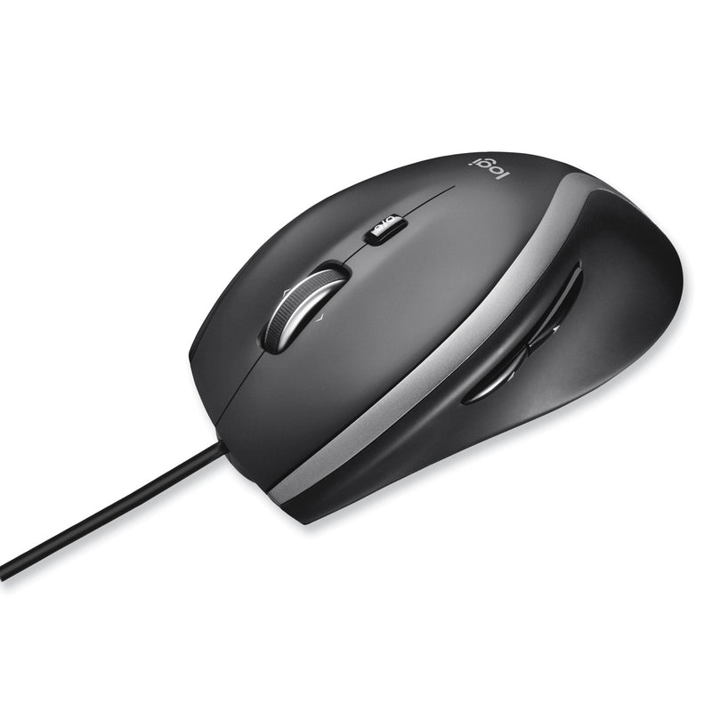 Logitech Advanced Corded Mouse M500s, USB, Right Hand Use, Black