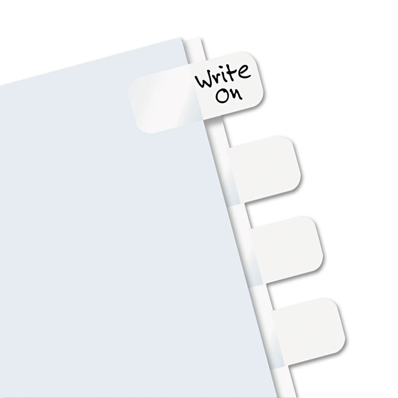 Redi-Tag Legal Index Tabs, Customizable: Handwrite Only, 1/5-Cut, White, 1" Wide, 104/Pack