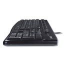 Logitech MK120 Wired Keyboard + Mouse Combo, USB 2.0, Black