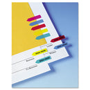 Redi-Tag Mini Arrow Page Flags, "Sign Here", Blue/Mint/Red/Yellow, 126 Flags/Pack