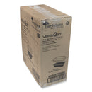 Pactiv Evergreen EarthChoice Versa2Go Microwaveable Container, 36 oz, 8.4 x 5.6 x 2, Black/Clear, Plastic, 150/Carton