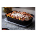 Pactiv Evergreen EarthChoice Versa2Go Microwaveable Container, 36 oz, 8.4 x 5.6 x 2, Black/Clear, Plastic, 150/Carton