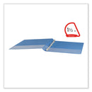 Universal Slant D-Ring View Binder, 3 Rings, 1.5" Capacity, 11 x 8.5, Light Blue