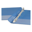 Universal Slant D-Ring View Binder, 3 Rings, 1.5" Capacity, 11 x 8.5, Light Blue