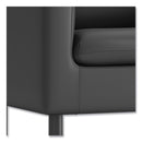 HON Parkwyn Series Club Chair, 33" x 26.75" x 29", Black Seat/Back, Black Base