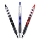 Zebra Sarasa Dry Gel X30 Gel Pen, Retractable, Medium 0.7 mm, Black Ink, Black Barrel, 12/Pack