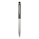 Zebra StylusPen Telescopic Ballpoint Pen/Stylus, Retractable, Medium 1 mm, Black Ink, Blue/Gray Barrel, 2/Pack