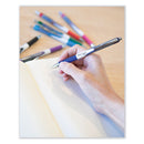 Zebra Z-Grip Flight Ballpoint Pen, Stick, Bold 1.2 mm, Blue Ink, White/Blue Fashion Accents Barrel, 12/Pack