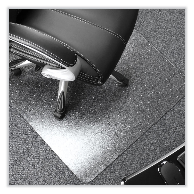 Floortex Cleartex Ultimat Polycarbonate Chair Mat for High Pile Carpets, 60 x 48, Clear