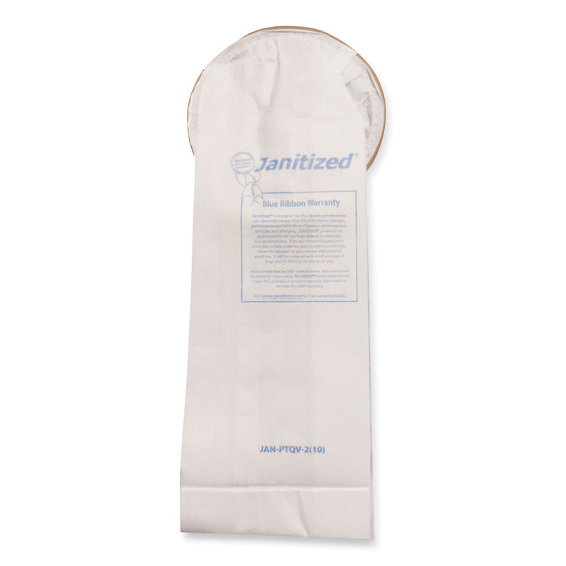 Janitized Vacuum Filter Bags Designed to Fit ProTeam 6 Qt. QuarterVac, 100/CT