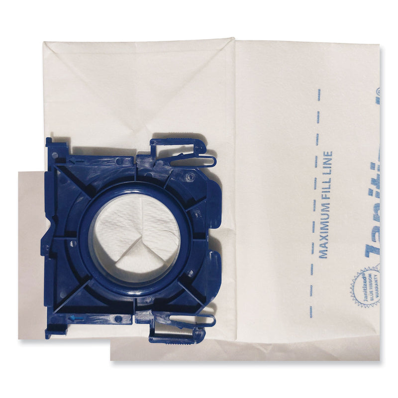 Janitized Vacuum Filter Bags Designed to Fit Windsor Sensor S/S2/XP/Versamatic Plus, 100CT