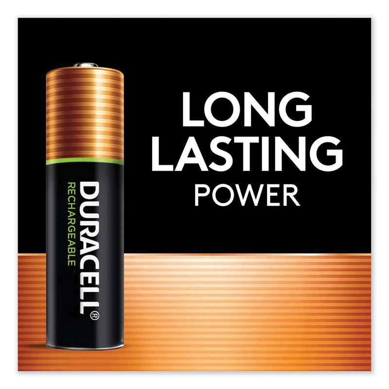 Duracell Rechargeable StayCharged NiMH Batteries, AAA, 2/Pack
