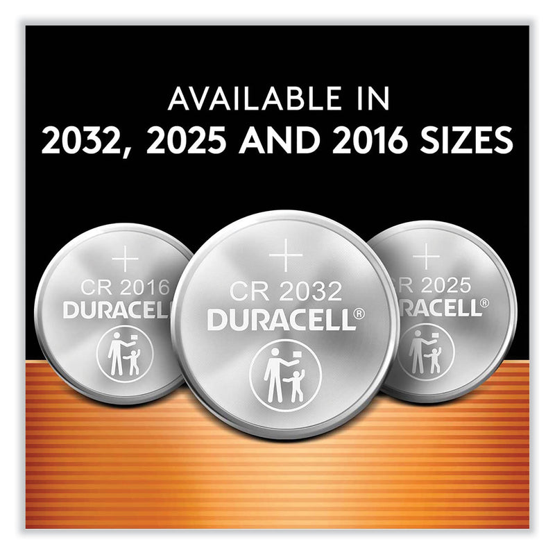 Duracell Lithium Coin Batteries With Bitterant, 2016, 2/Pack