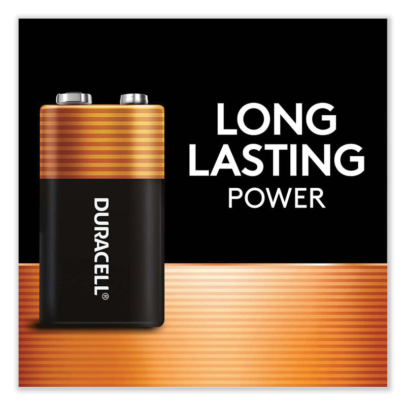 Duracell CopperTop Alkaline 9V Batteries, 4/Pack