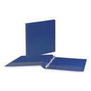 Universal Slant D-Ring View Binder, 3 Rings, 1.5" Capacity, 11 x 8.5, Navy Blue