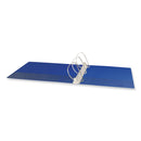 Universal Slant D-Ring View Binder, 3 Rings, 3" Capacity, 11 x 8.5, Navy Blue