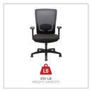 Alera Envy Series Mesh High-Back Swivel/Tilt Chair, Supports Up to 250 lb, 16.88" to 21.5" Seat Height, Black