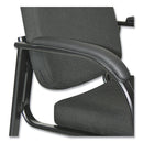 Alera Genaro Series Half-Back Sled Base Guest Chair, 25" x 24.80" x 33.66", Black