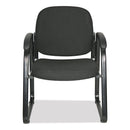Alera Genaro Series Half-Back Sled Base Guest Chair, 25" x 24.80" x 33.66", Black