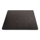 deflecto SuperMat Frequent Use Chair Mat for Medium Pile Carpet, 36 x 48, Rectangular, Black