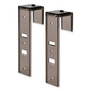 deflecto DocuPocket Three-Pocket File Partition Set, 3 Sections, Letter Size, 13" x 7" x 20", Smoke, 3/Set