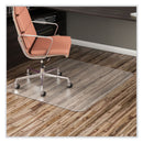 deflecto EconoMat All Day Use Chair Mat for Hard Floors, 36 x 48, Rectangular, Clear