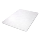 deflecto EconoMat All Day Use Chair Mat for Hard Floors, 36 x 48, Rectangular, Clear