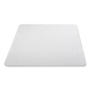 deflecto EconoMat All Day Use Chair Mat for Hard Floors, 36 x 48, Rectangular, Clear
