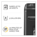 Fellowes Powershred 99Ci 100% Jam Proof Cross-Cut Shredder, 18 Manual Sheet Capacity