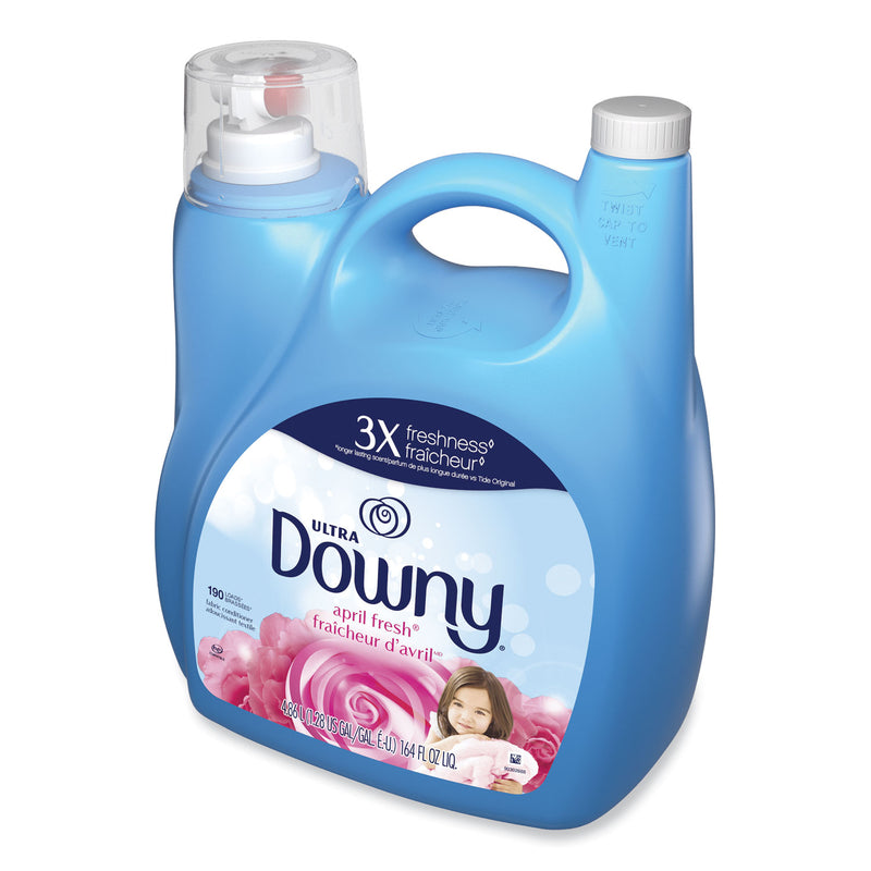 Downy Liquid Fabric Softener, April Fresh, 164 oz Bottle, 4/Carton