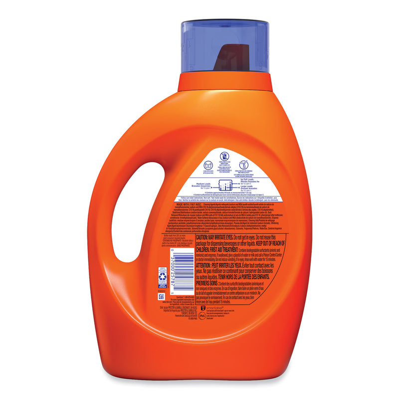 Tide Hygienic Clean Heavy 10x Duty Liquid Laundry Detergent, Original, 92 oz Bottle, 4/Carton