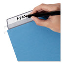 Smead Colored Hanging File Folders with ProTab Kit, Letter Size, 1/3-Cut, Blue