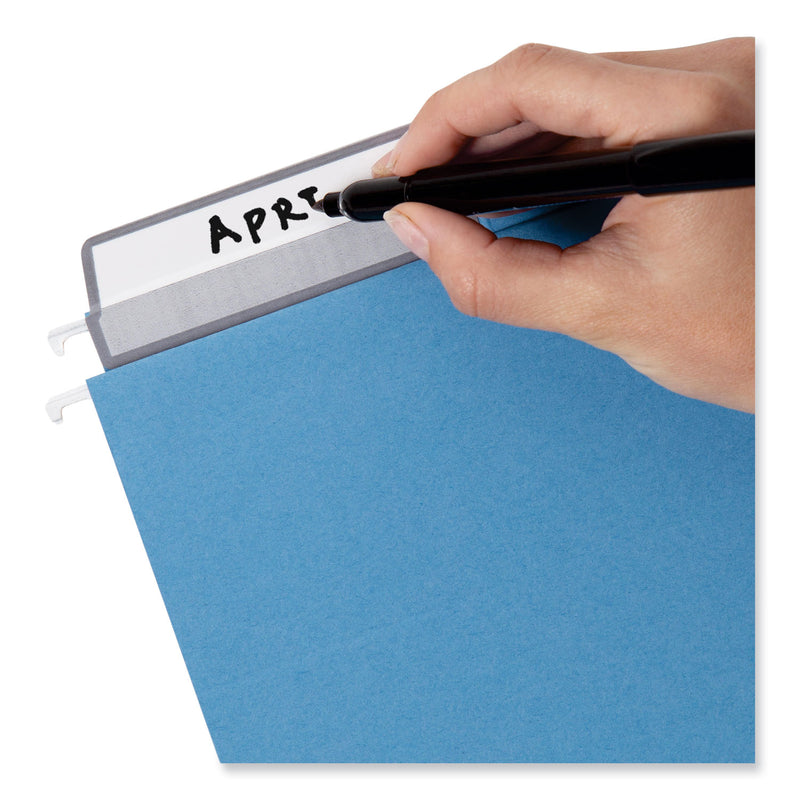 Smead Colored Hanging File Folders with ProTab Kit, Letter Size, 1/3-Cut, Blue