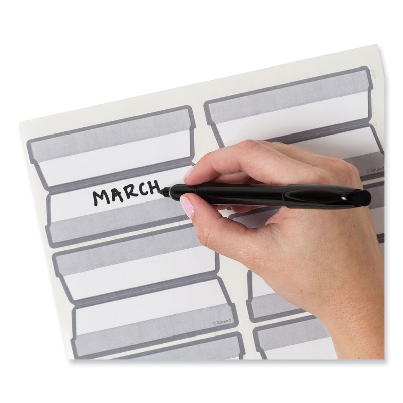 Smead Colored Hanging File Folders with ProTab Kit, Letter Size, 1/3-Cut, Blue