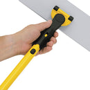 Rubbermaid HYGEN Quick Connect S-S Frame, Wet/Dry Mop 17.19w x 3d, Aluminum, Yellow