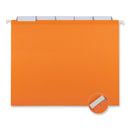Universal Deluxe Reinforced Recycled Hanging File Folders, Letter Size, 1/5-Cut Tabs, Assorted, 25/Box
