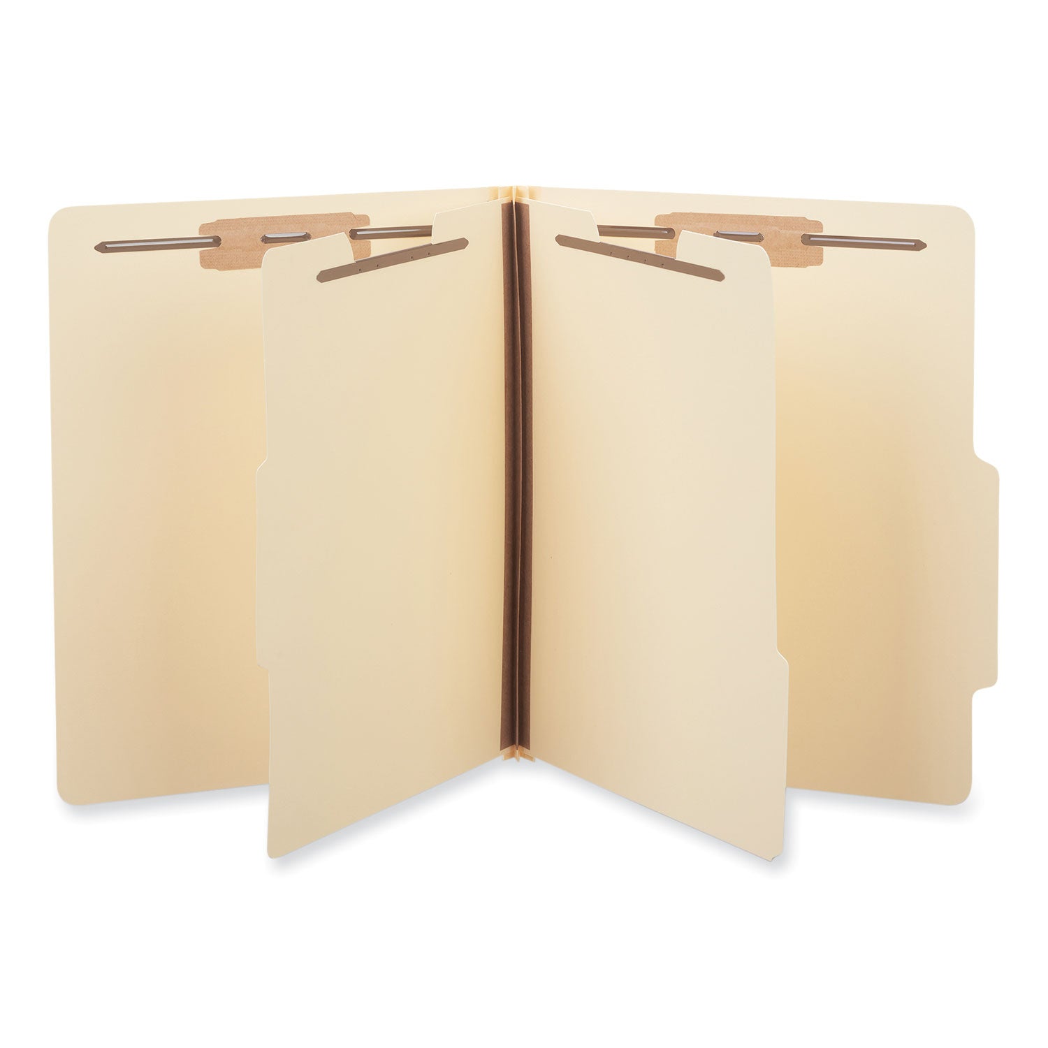Six-Section Classification Folders, 2 Dividers, 2