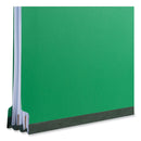Universal Bright Colored Pressboard Classification Folders, 2 Dividers, LETTER Size (8.5 x 11), Emerald Green, 10/Box