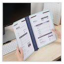 Universal Top Tab Classification Folders, 2" Expansion, Letter Size, Light Blue, 25/Box