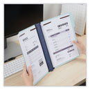 Universal Top Tab Classification Folders, 1" Expansion, Letter Size, Light Blue, 25/Box