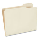 Universal Top Tab File Folders, 1/3-Cut Tabs: Right Position, Letter Size, 0.75" Expansion, Manila, 100/Box