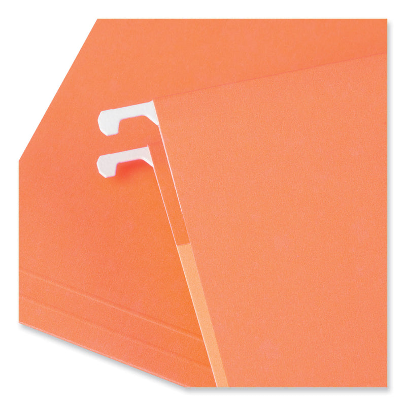 Universal Deluxe Bright Color Hanging File Folders, Letter Size, 1/5-Cut Tabs, Assorted Colors, 25/Box