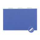 Universal Deluxe Bright Color Hanging File Folders, Legal Size, 1/5-Cut Tabs, Blue, 25/Box