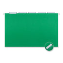 Universal Deluxe Bright Color Hanging File Folders, Legal Size, 1/5-Cut Tabs, Bright Green, 25/Box