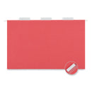 Universal Deluxe Bright Color Hanging File Folders, Legal Size, 1/5-Cut Tabs, Red, 25/Box