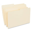 Universal Top Tab File Folders, 1/2-Cut Tabs: Assorted, Legal Size, 0.75" Expansion, Manila, 100/Box